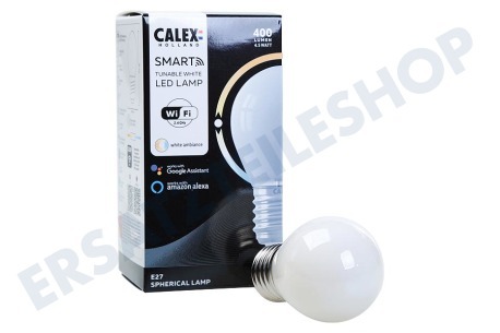 Calex  Smart LED Filament Softline Kugellampe P45 E27 Dimmbar
