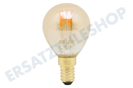 Calex  1001002700 Bullet LED Lampe Flexible Filament Gold E14 Dimmbar