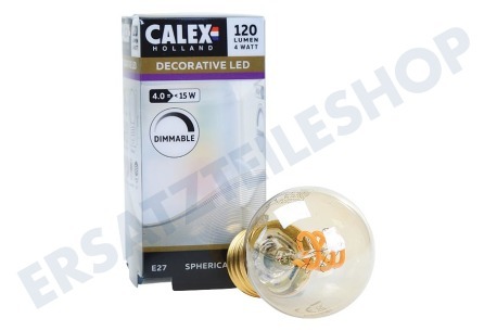 Calex  Bullet LED Lampe Flexibles Filament Gold E27 Dimmbar
