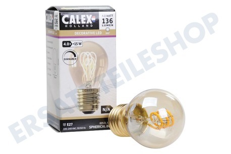 Calex  1001001500 LED flexibles Filament Gold E27 dimmbar