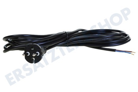 Universell  Kabel Kabel H05VVF 2x0.75mm2 schwarz 6M flexibel