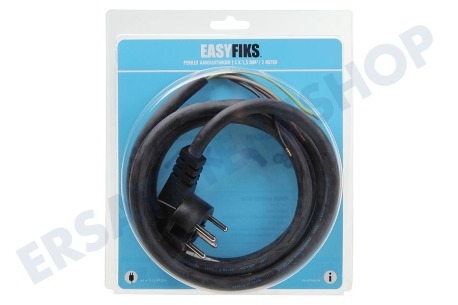 Easyfiks  Kabel Perilex 5x1,5mm2 schwarz 2m