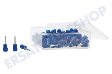 Klemko  Kabelschuhe blau -Stift- P = 6.7 1.9mm
