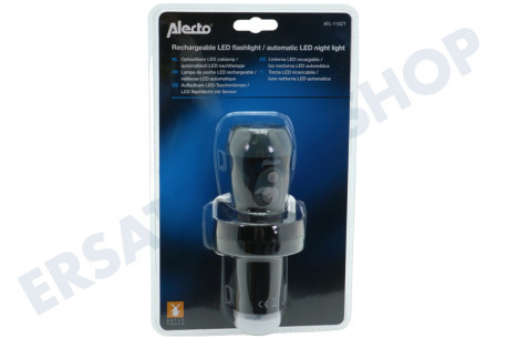 Alecto  ATL-110ZT Wiederaufladbare LED-Taschenlampe Schwarz