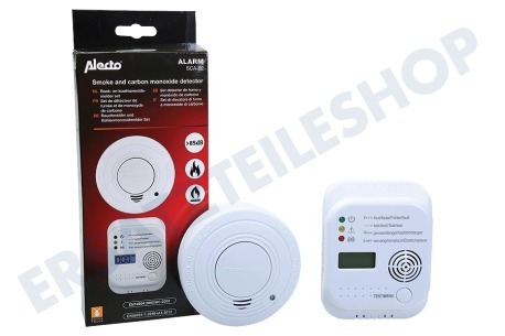 Alecto  SCA-02 Rauch- und Kohlenmonoxid-Alarmset