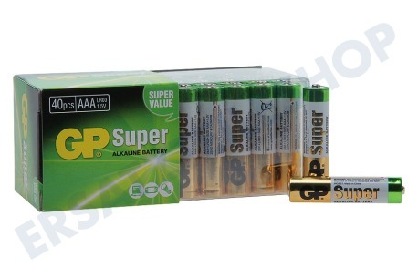 GP  LR03 Super Alkaline AAA - 40 Batterien