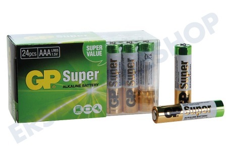 GP  LR03 Super Alkaline AAA - 24 Batterien