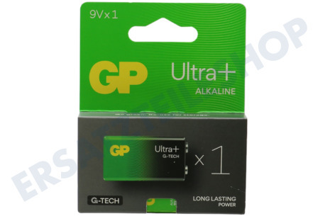 GP  6LR61 9 Volt, Batterie GP Alkaline Ultra Plus