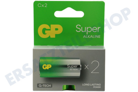 GP  LR14 C-Batterie GP Super Alkaline 1,5 Volt, 2 Stück