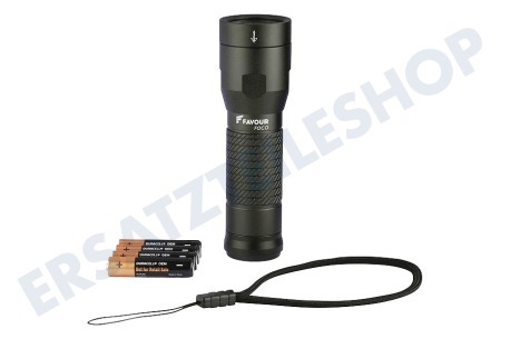 Favour  T2042 Focus Control Taschenlampe 4xAAA Batterie