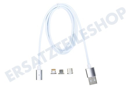 Cablexpert  Magnetisches 3-in-1-USB-Ladekabel, 1 Meter