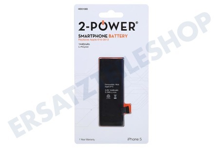 2-Power  616-0613 Akku iPhone 5 Li-Polymer mAh 3.8V