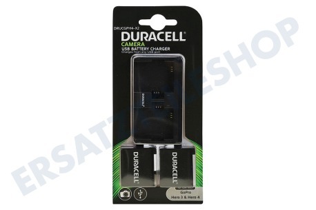 Duracell  DRUCGPH4-X2 Kamera USB-Ladegerät GoPro Hero 3 & 4