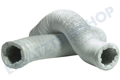 Universell  Schlauch 100mm weiß PVC+ALU 10mtr