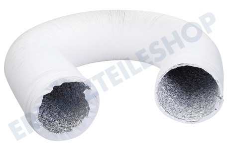 Universell  Schlauch 150 mm weiß -PVC +Aluminium 10 Meter