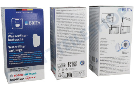 Siemens Kaffeemaschine TCZ7003 Wasserfilter Brita Intenza, 3 Stück
