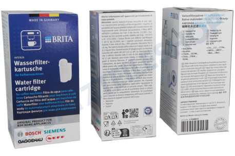 Siemens Kaffeemaschine TCZ7003 Wasserfilter Brita Intenza, 3 Stück