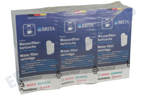 Siemens Kaffeemaschine TCZ7003 Wasserfilter Brita Intenza, 3 Stück