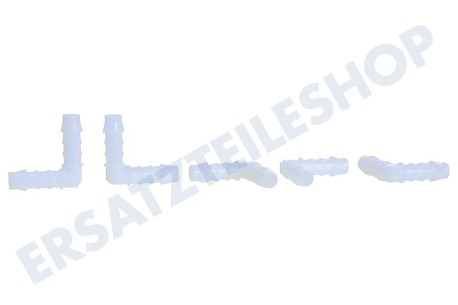 Universell  Verbindungsstück gewinkelte Kupplung Kondensatorschlauch 8 mm