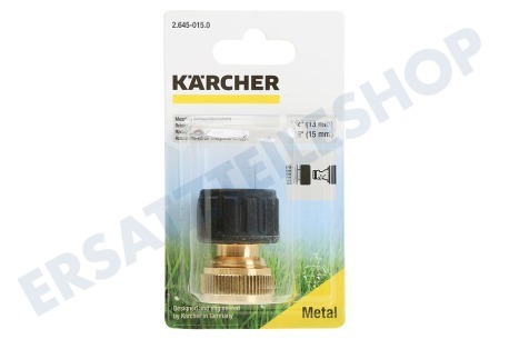 Karcher  2.645-015.0 Messing Schlauchkupplung 1/2"und 5/8"