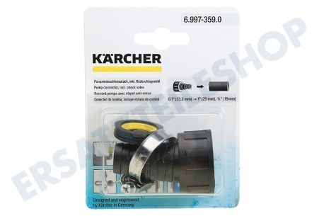 Kärcher  6.997-359-0 Pumpenverbinder 3/4" und 1“ Schlauch