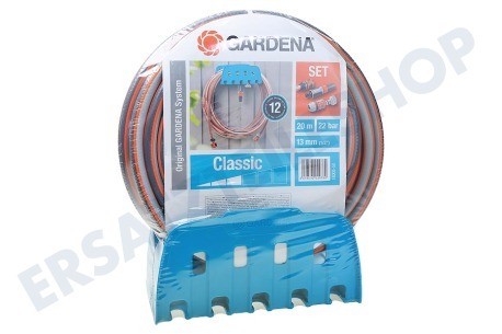 Gardena  18005-50 Startset mit Wandschlauchhalter und Schlauch 13mm 20 Meter
