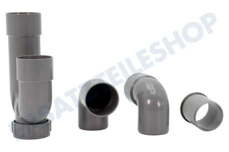 Universell  Siphon P / S 40mm -grau-