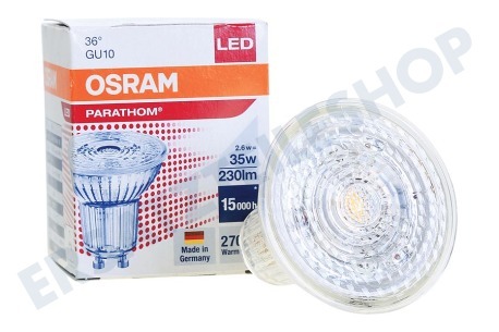 Osram  4058075608214 Parathom Reflektorlampe GU10 PAR16 2,6W