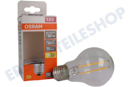 Osram  LED Retrofit Classic A60 E27 6,5 Watt, Klar