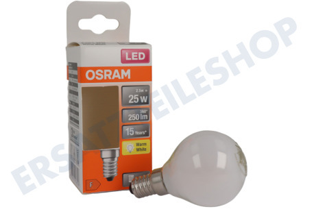 Osram  LED Retrofit Classic P25 E14 2,5 Watt, Matt