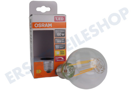 Osram  LED Retrofit Classic A60 E27 7 Watt, Klar