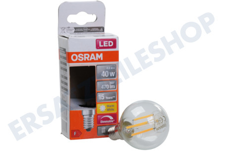 Osram  LED Retrofit Classic P40 dimmbar E14 4,8 Watt, klar