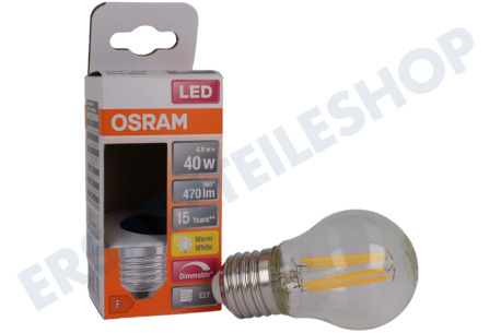 Osram  LED Retrofit Classic P40 dimmbar E27 4,8 Watt, klar