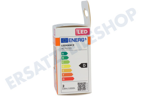 Osram  LED Retrofit Classic P25 E14 1,8 Watt, Matt