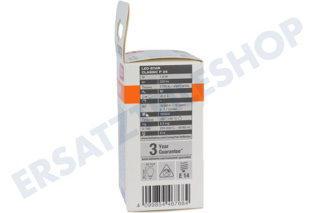 Osram  LED Retrofit Classic P25 E14 1,8 Watt, Matt
