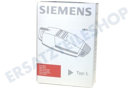 Siemens Staubsauger 460443, 00460443 Staubsaugerbeutel S Typ L