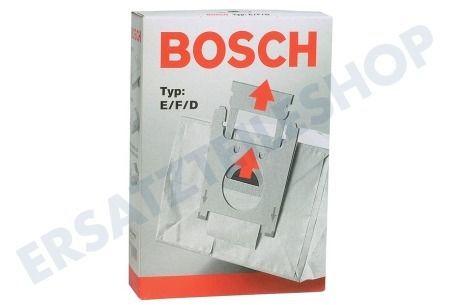 Bosch Staubsauger 461408, 00461408 Staubsaugerbeutel Typ E, F, D