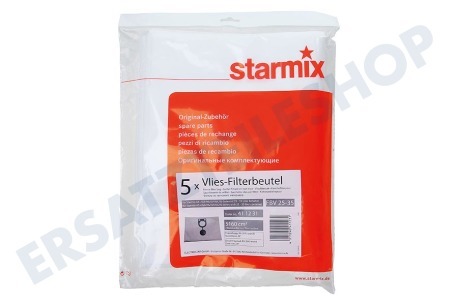5 Staubsaugerbeutel geeignet für Starmix IS ARD 1225