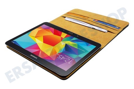 Samsung  Schutzhülle Leder, schwarz, 4 Kreditkartenfächer, ein Dokumentenfach