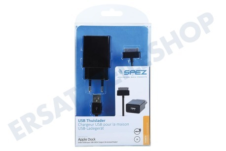 Spez  USB Ladegerät für Zuhause Apple Lightning 2A inkl. Kabel 100cm