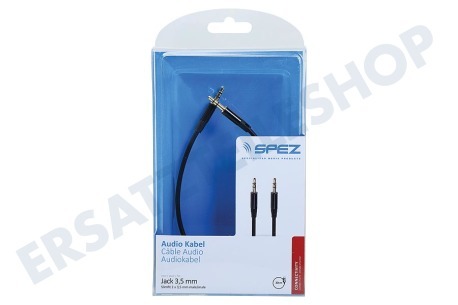 Spez  Audio-kabel SlimFit 3,5 mm. 30cm