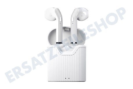Universell  Earpods geeignet für Apple Echte drahtlose Kopfhörer, weiß