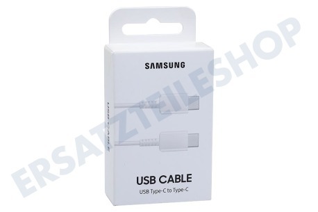 Samsung  EP-DA705BWEGWW USB-C zu USB-C Kabel, 1 Meter, weiß
