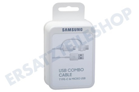 Samsung  EP-DG930DWEGWW USB-C- und Micro-USB-Kombikabel, weiß