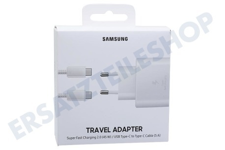Samsung  EP-TA845XWEGWW Samsung Wandladegerät 45 Watt, USB-C Weiß