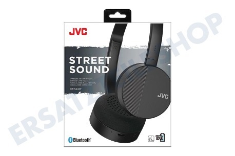 JVC  HA-S24W-B Street Sound On-Ear-Kopfhörer, schwarz