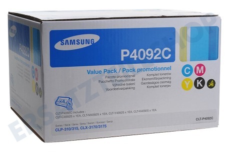 Samsung Samsung-Drucker CLT-P4092C Toner CLT P4092C Schwarz + Farbe