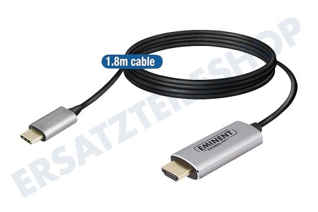 Eminent  AB7874 USB Type-C zu HDMI 4K Anschlusskabel 1,8 Meter