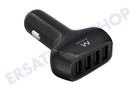 Ewent  EW1354 4 Port USB Car Charger 9,6A