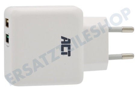 ACT  AC2125 2-Port USB-Ladegerät 4A mit Quick Charge 3.0